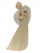 ZAWIESZKA ANIOŁ Z WŁÓKNA ABACA 32 CM