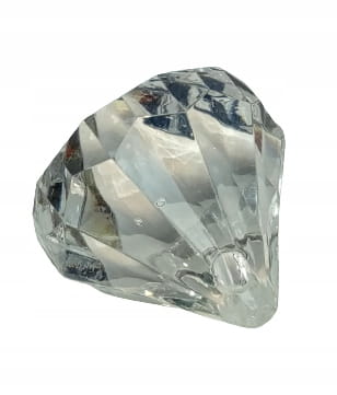 KRYSZTAŁKI BRYLANT DIAMENT CRYSTAL AKRYL 4 CM 5SZT