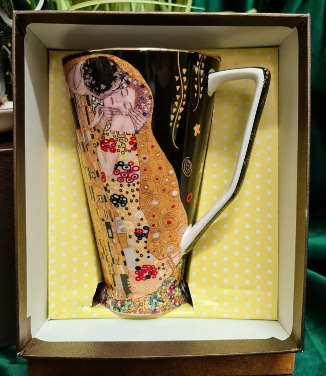 KUBEK KLIMT POCAŁUNEK 500ML