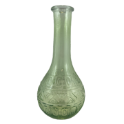 WAZON ŚWIECZNIK BUTELKA PARIS ZIELONY H15,8CM - 3 WZORY