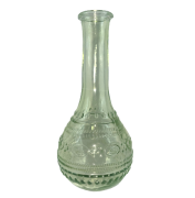 WAZON ŚWIECZNIK BUTELKA PARIS ZIELONY H15,8CM - 3 WZORY