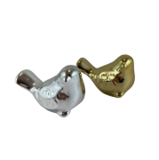 DEKORACYJNY PTAK CERAMICZNY 6,5 CM - 2 KOLORY DO WYBORU