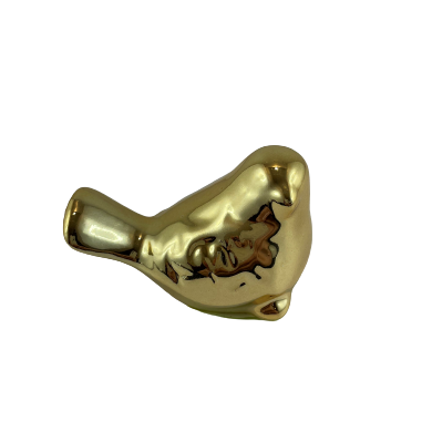DEKORACYJNY PTAK CERAMICZNY 6,5 CM - 2 KOLORY DO WYBORU