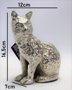 FIGURKA KOT SREBRNY 16,5 CM