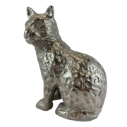 FIGURKA KOT SREBRNY 16,5 CM