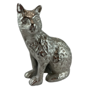 FIGURKA KOT SREBRNY 16,5 CM