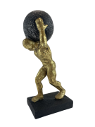 FIGURKA OSOBA NIOSĄCA KULĘ ATLAS 22CM