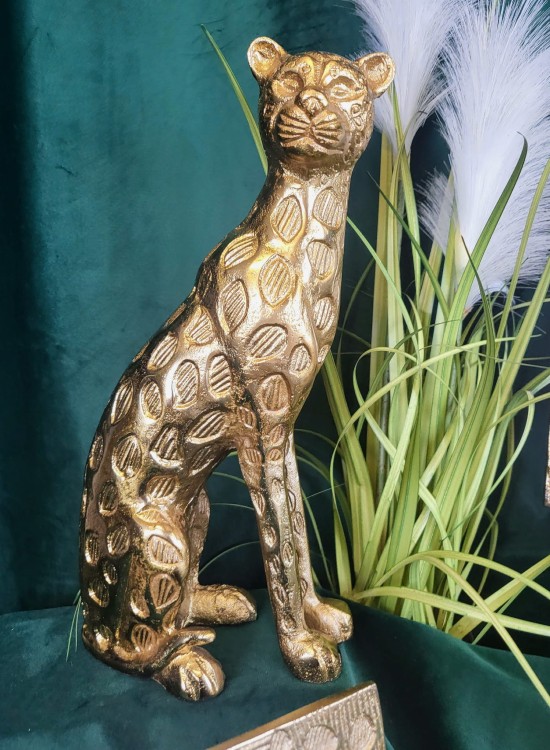 FIGURKA GEPARD ZŁOTY