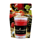 ŚWIECA  ZAPACHOWA W SZKLE FOR YOU BORDOWA WILD BERRY