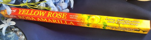 INDYJSKIE KADZIDEŁKA DŁUGIE YELLOW ROSE 8SZT.