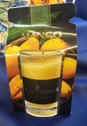 ŚWIECA FOR YOU ZAPACHOWA ŻÓŁTY SZKŁO MANGO