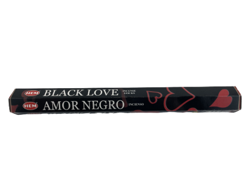 KADZIDEŁKO SZEŚCIOKĄTNE - BLACK LOVE 20 KADZIDEŁ