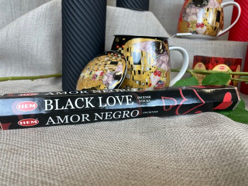 KADZIDEŁKO SZEŚCIOKĄTNE - BLACK LOVE 20 KADZIDEŁ