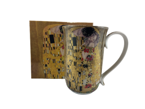 KUBEK CERAMICZNY POCAŁUNEK KLIMT 400ML