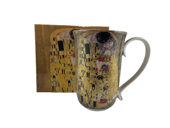 KUBEK CERAMICZNY POCAŁUNEK KLIMT 400ML