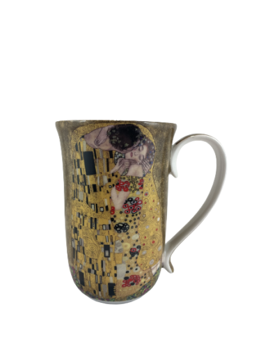 KUBEK CERAMICZNY POCAŁUNEK KLIMT 400ML