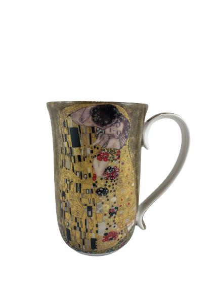 KUBEK CERAMICZNY POCAŁUNEK KLIMT 400ML