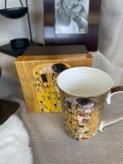KUBEK CERAMICZNY POCAŁUNEK KLIMT 400ML