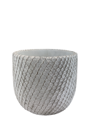OSŁONKA DONICZKA BETONOWA VENICE BIAŁA 14,5X13
