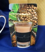 ŚWIECA  ZAPACHOWA W SZKLE FOR YOU BRĄZ COFFEE KAWA