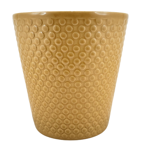 OSŁONKA DONICZKA MUSZTARDOWA ŻÓŁTA COPENHAGEN 13CM