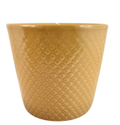 OSŁONKA DONICZKA MUSZTARDOWA ŻÓŁTA MALMO 13,5CM