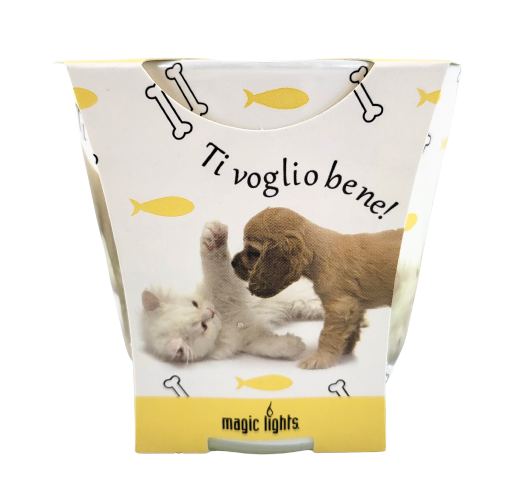 ŚWIECA W SZKLE ZAPACHOWA ANIMALS MIX 4 ZAPACHY