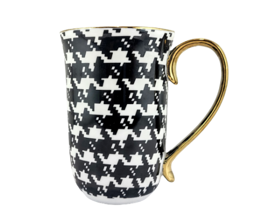 ELEGANCKI CERAMICZNY KUBEK 400ML PEPITKA