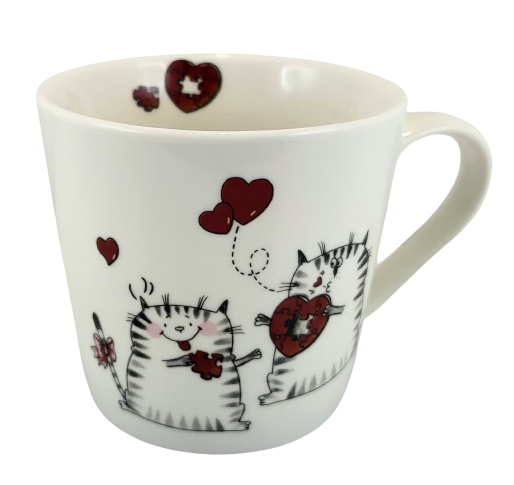 KUBEK CERAMICZNY W UROCZE KOTY 400ML