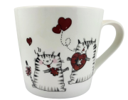 KUBEK CERAMICZNY W UROCZE KOTY 400ML