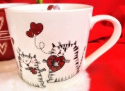 KUBEK CERAMICZNY W UROCZE KOTY 400ML
