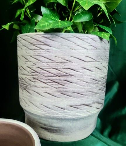 OSŁONKA DONICZKA ALVIRA  GREEN SAND FI20/H20