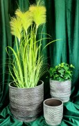 OSŁONKA DONICZKA ALVIRA  GREEN SAND FI29/H29