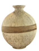 CERAMICZNY WAZON  KREMOWY DZBAN BECZUŁKA 26cm