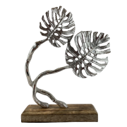 FIGURKA LIŚCIE MONSTERY SREBRNE 28,5CM