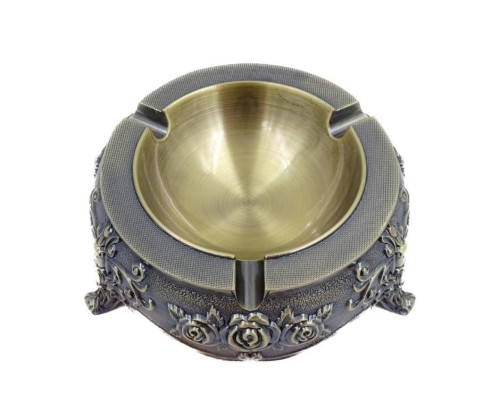 POPIELNICZKA METALOWA ZDOBIONA