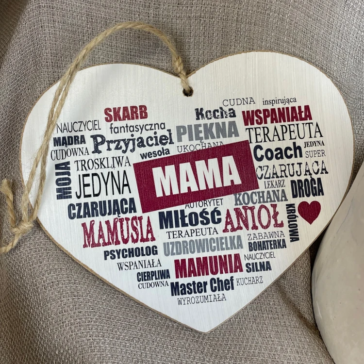 TABLICZKA DREWNIANA MAMA