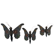 KPL. 3 ZAWIESZKI MOTYLE  21/18,5/14,5 CM