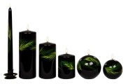 ŚWIECA PIEŃKOWA 100/70 GREEN LEAF LAKIER CZARNA