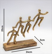 ZŁOTA FIGURKA PRZYJACIELE RODZINA