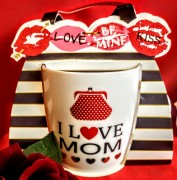 KUBEK PREZENT DLA MAMY 'I LOVE MOM'