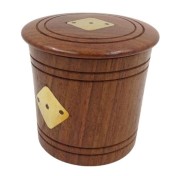 DREWNIANE KOŚCI DO GRY W BECZCE 7x8CM