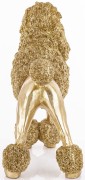 FIGURKA PUDEL DUŻY ZŁOTY 33CM