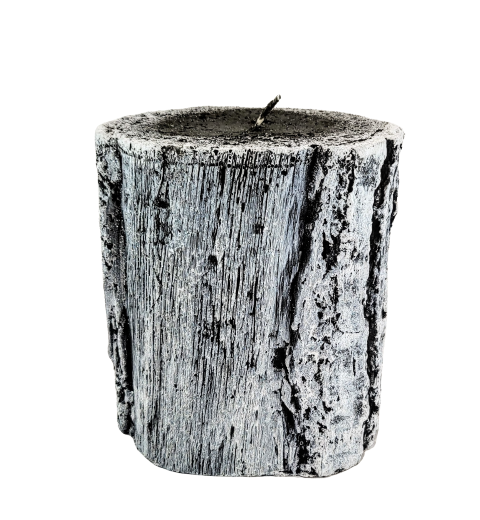 ŚWIECA PNIAK BRZOZA WALEC MAŁY 16CM