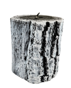 ŚWIECA PNIAK BRZOZA WALEC MAŁY 16CM