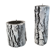 ŚWIECA PNIAK BRZOZA WALEC MAŁY 16CM
