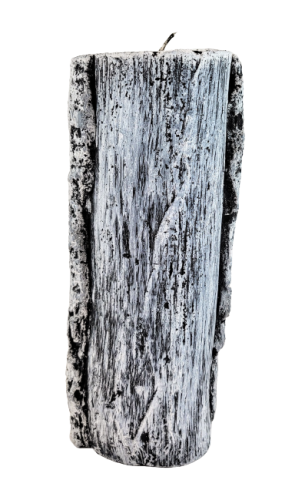 ŚWIECA PNIAK BRZOZA WALEC ŚREDNI 21CM
