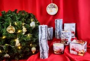 ŚWIECA ZAPACHOWA W SZKLE 'MLEKO MIGDAŁOWE' 0,6KG