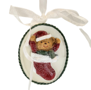 ZAWIESZKA BOŻONARODZENIOWA MIŚ W SKARPECIE