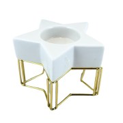CERAMICZNY KOMINEK ZAPACHOWY NA OLEJKI GWIAZDKA